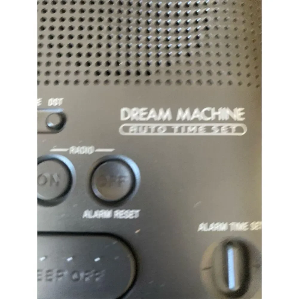 Sony Dream Machine Alarm Clock Radio AM/FM Dual Alarm Black